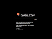 Tablet Screenshot of hamiltonwatch.picturepark.com